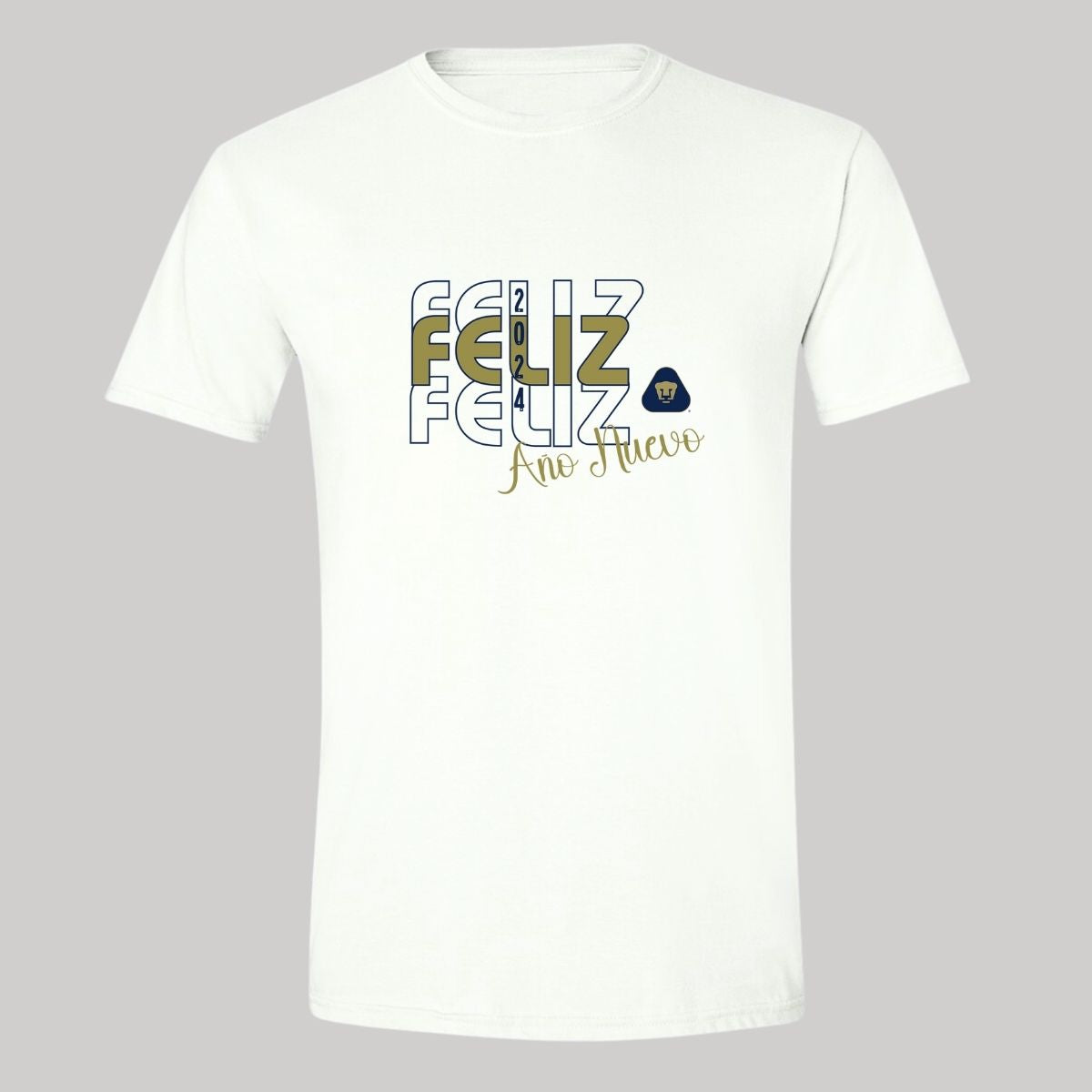 Playera Navideña Hombre Pumas UNAM Nuevo Año