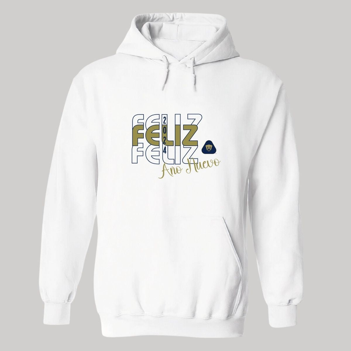 Sudadera Hombre Hoodie Pumas UNAM Nuevo Año