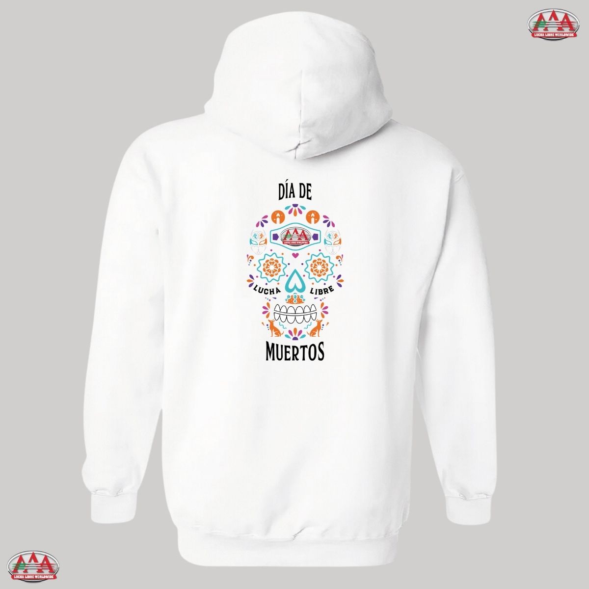 Sudadera para Mujer Hoodie Día de Muertos Lucha Libre AAA