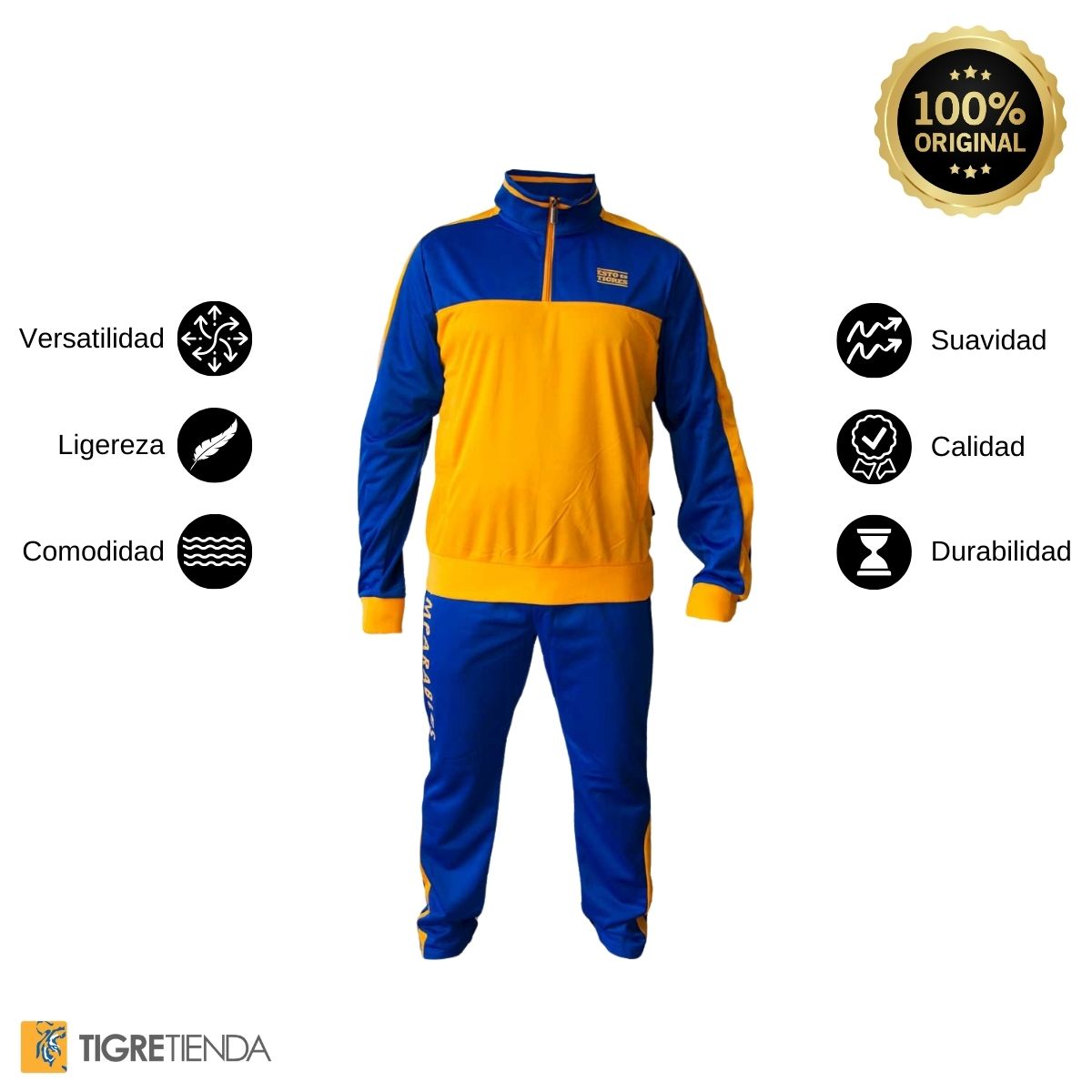 Conjunto Pants Sudadera Hombre Tigres TIST379M