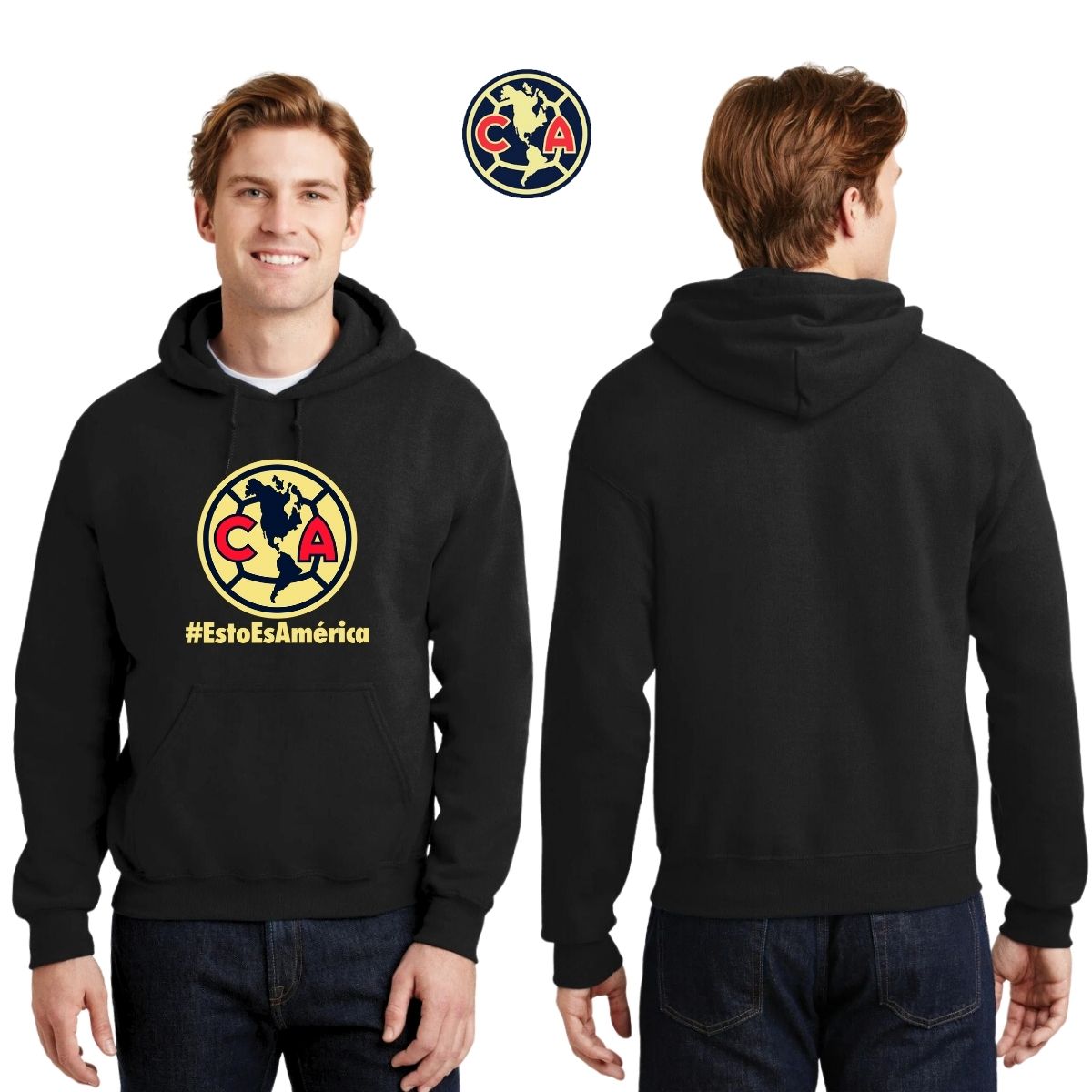 Sudadera Hombre Hoodie América Esto es América