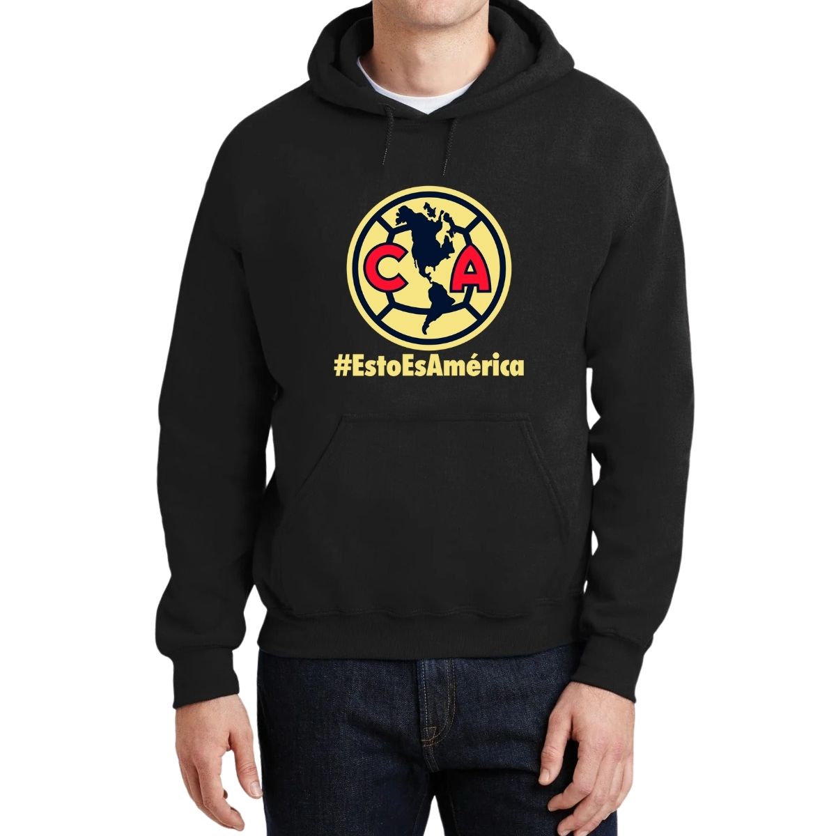 Sudadera Hombre Hoodie América Esto es América