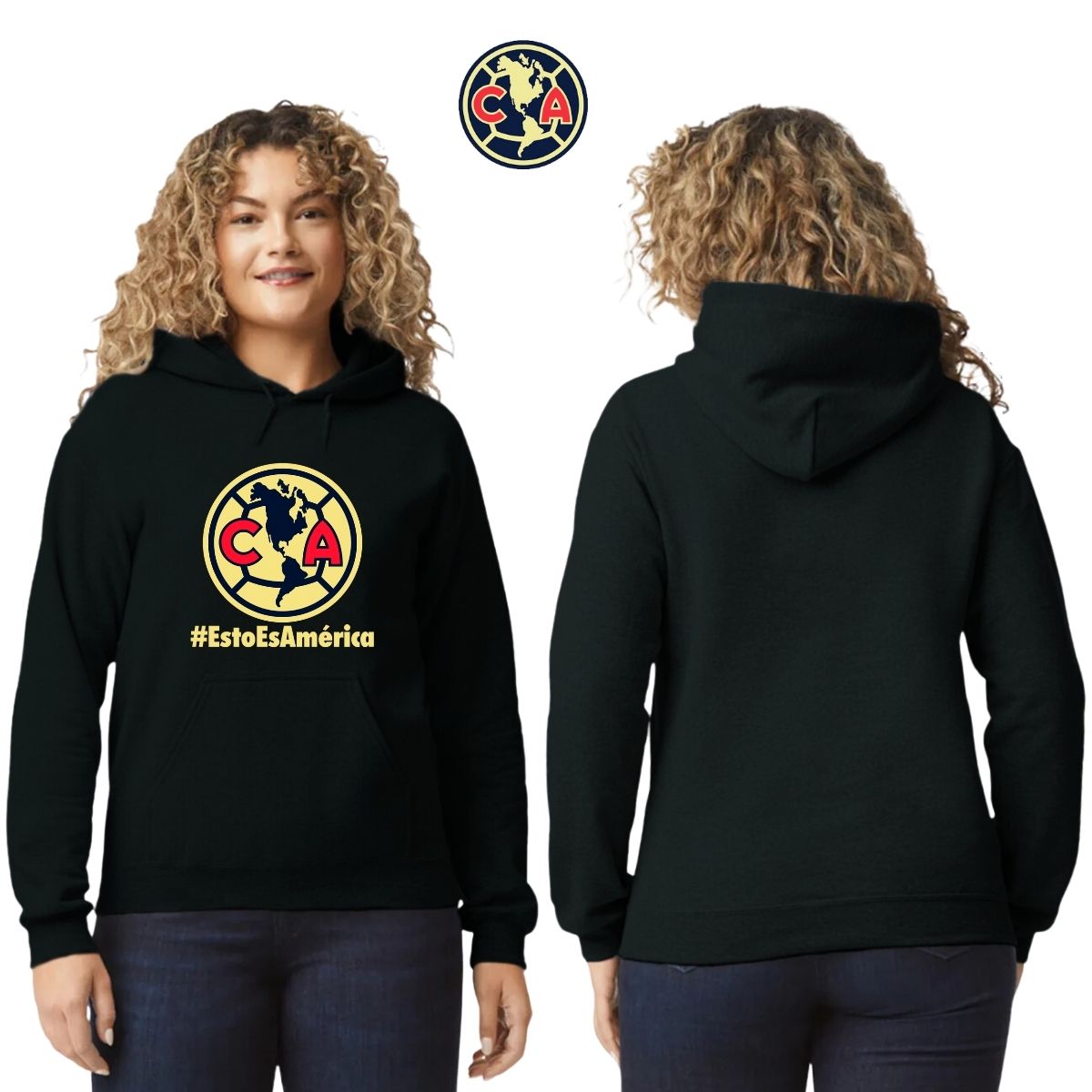 Sudadera Mujer Hoodie América Esto es América