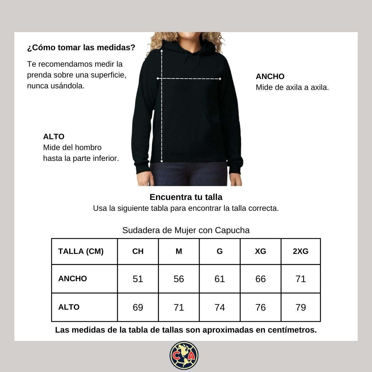 Sudadera Mujer Hoodie América Esto es América