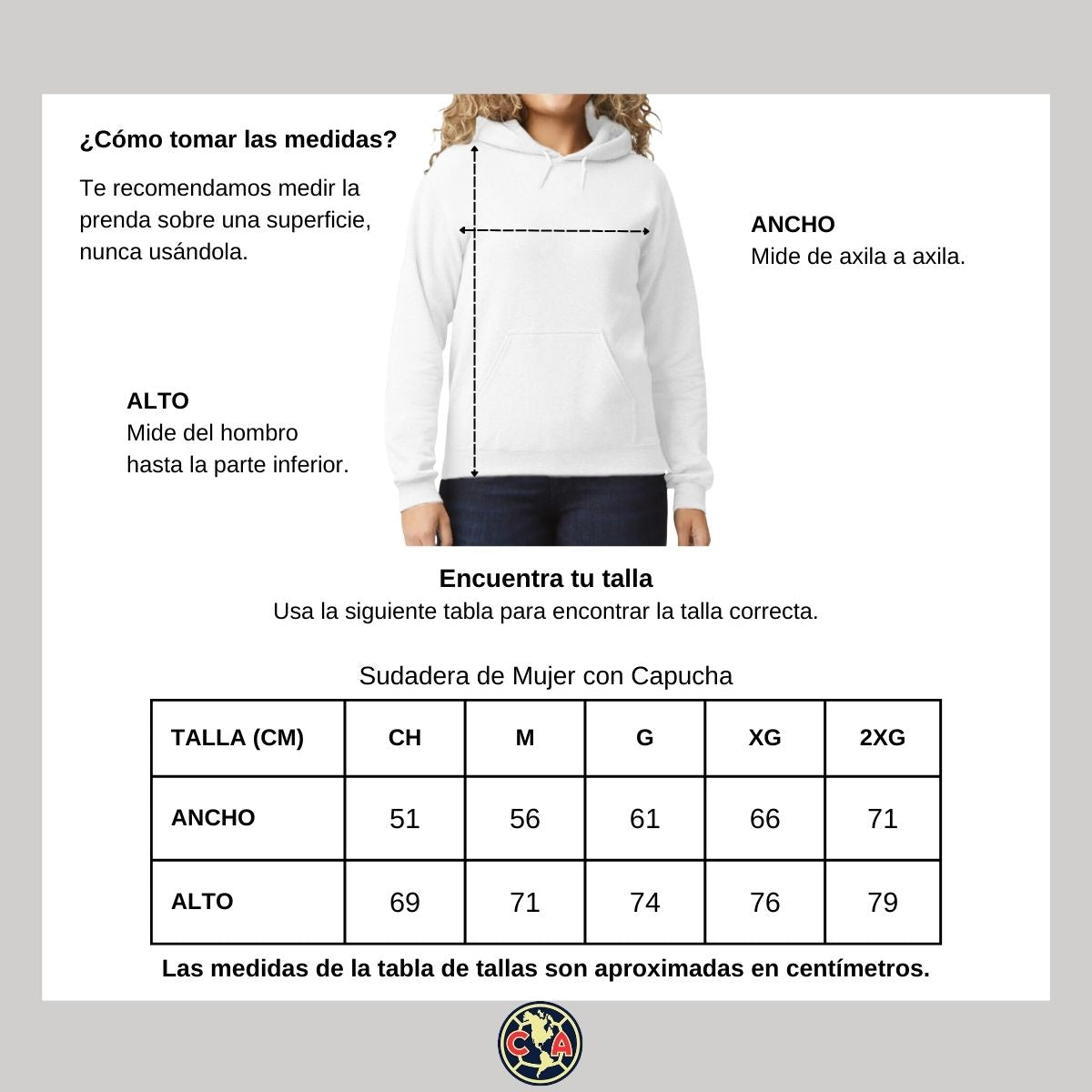 Sudadera Mujer Hoodie América Esto es América