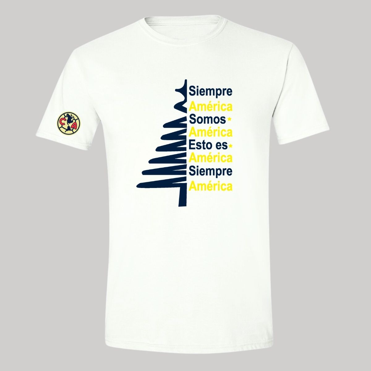 Playera Navideña Hombre América Pino