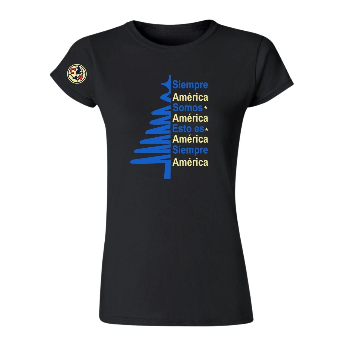 Playera Navideña Mujer América Pino