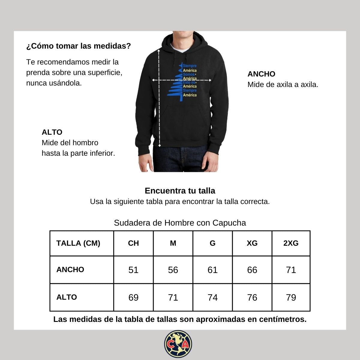 Sudadera Navideña Hombre Hoodie América Pino