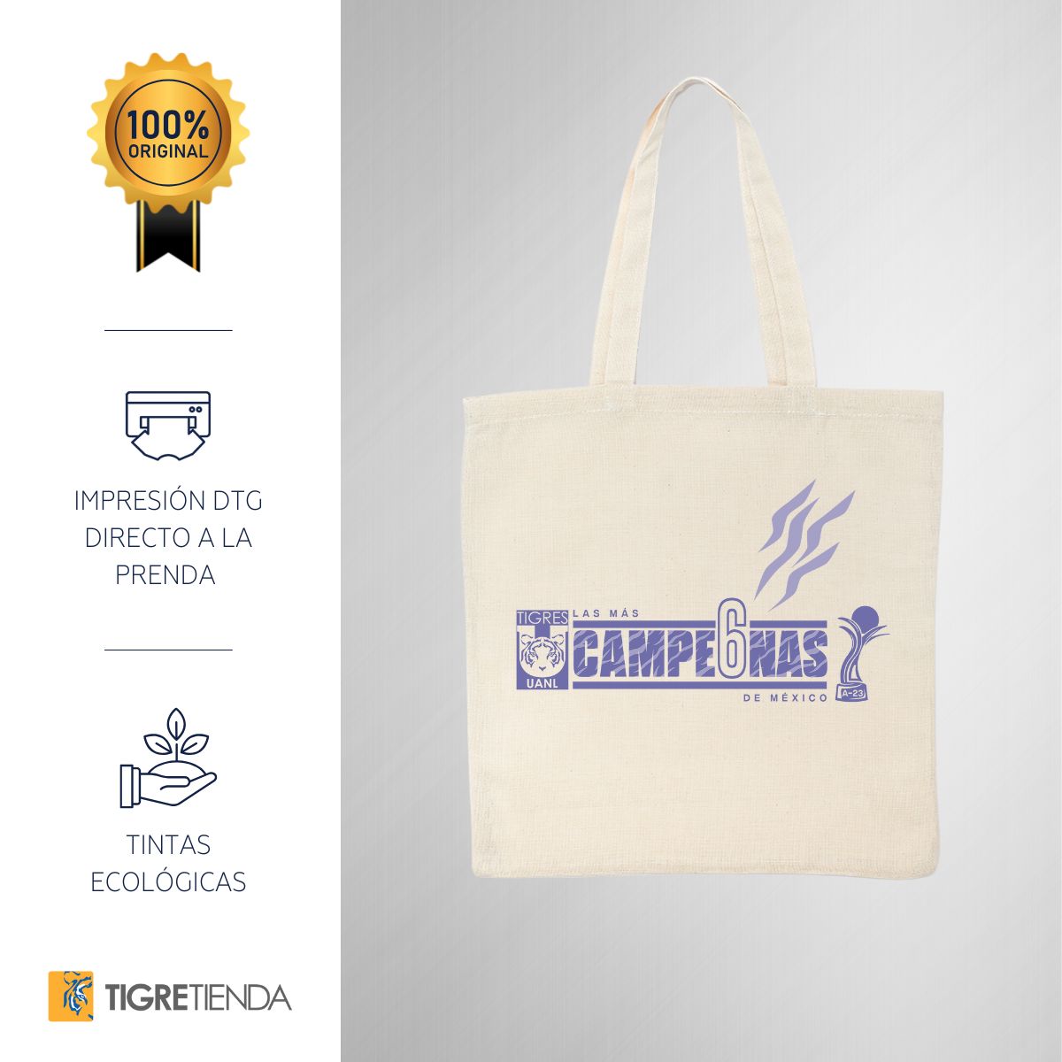 Bolsa Tote Tigres UANL Amazonas Campeonas
