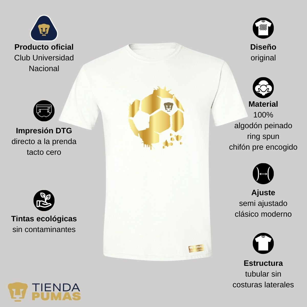 Playera Hombre Pumas UNAM Edición Limitada 2