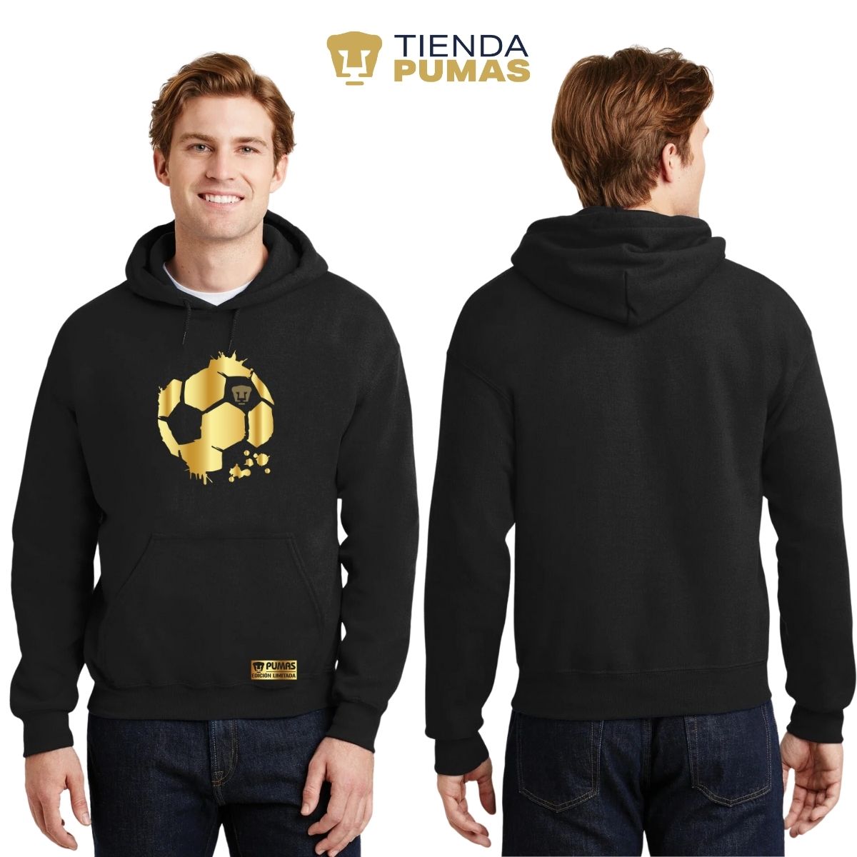 Sudadera Pumas UNAM Deportiva Hombre Hoodie Edición Limitada 2