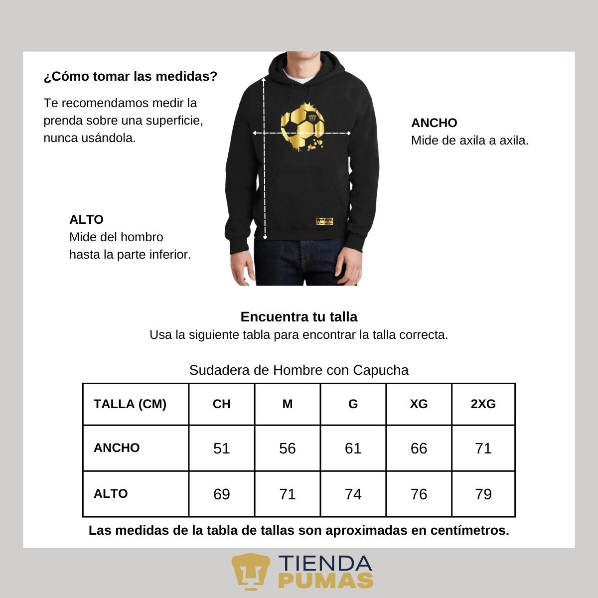 Sudadera Pumas UNAM Deportiva Hombre Hoodie Edición Limitada 2