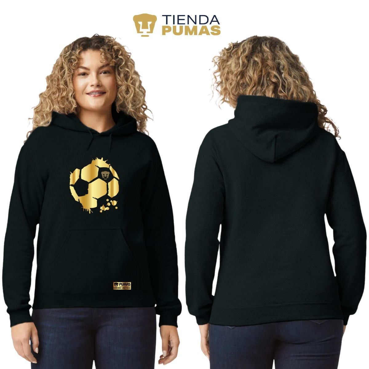 Sudadera Pumas UNAM Deportiva Mujer Hoodie Edición Limitada 2