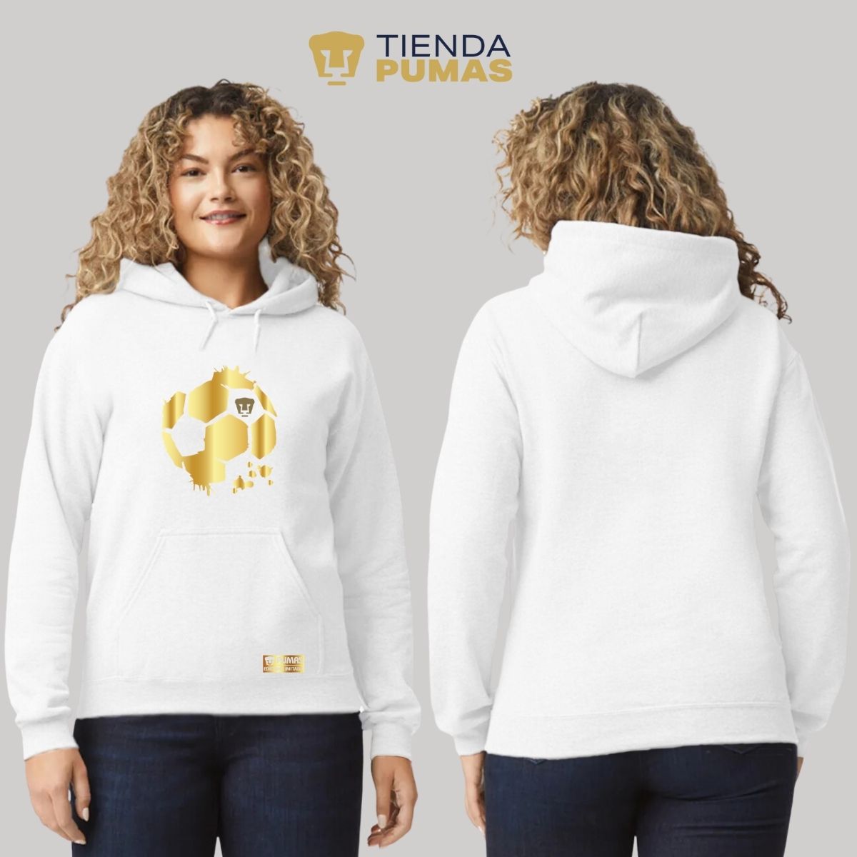 Sudadera Pumas UNAM Deportiva Mujer Hoodie Edición Limitada 2