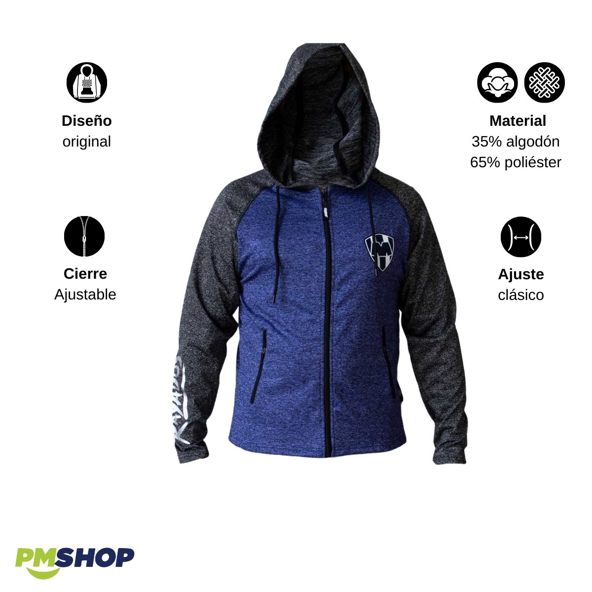 Sudadera Hombre Hoodie Rayados RASS443M