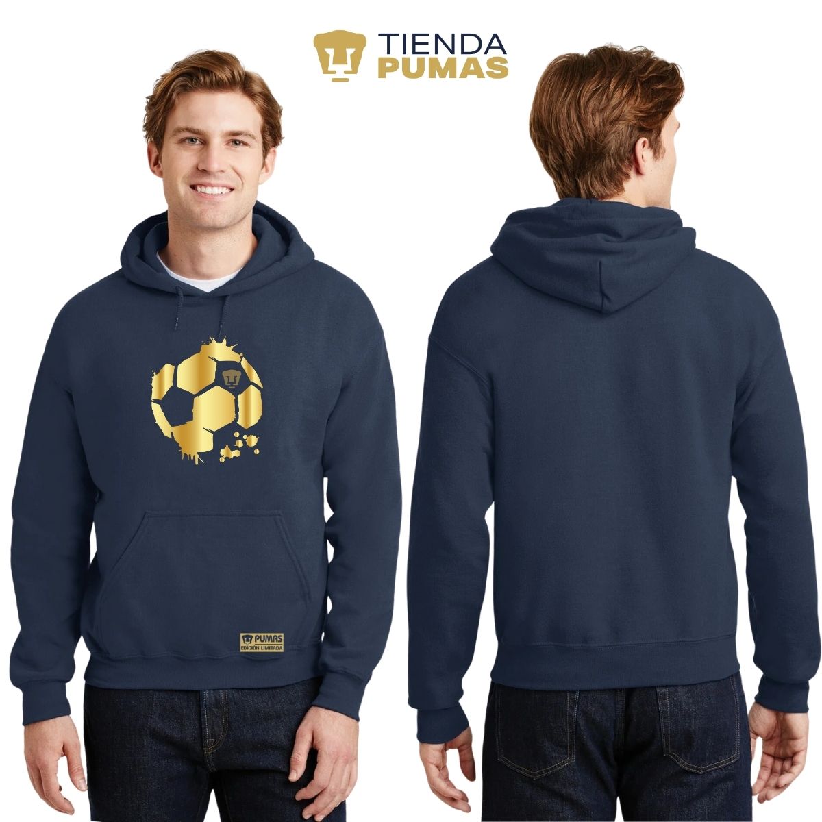 Sudadera Pumas UNAM Deportiva Hombre Hoodie Edición Limitada 2