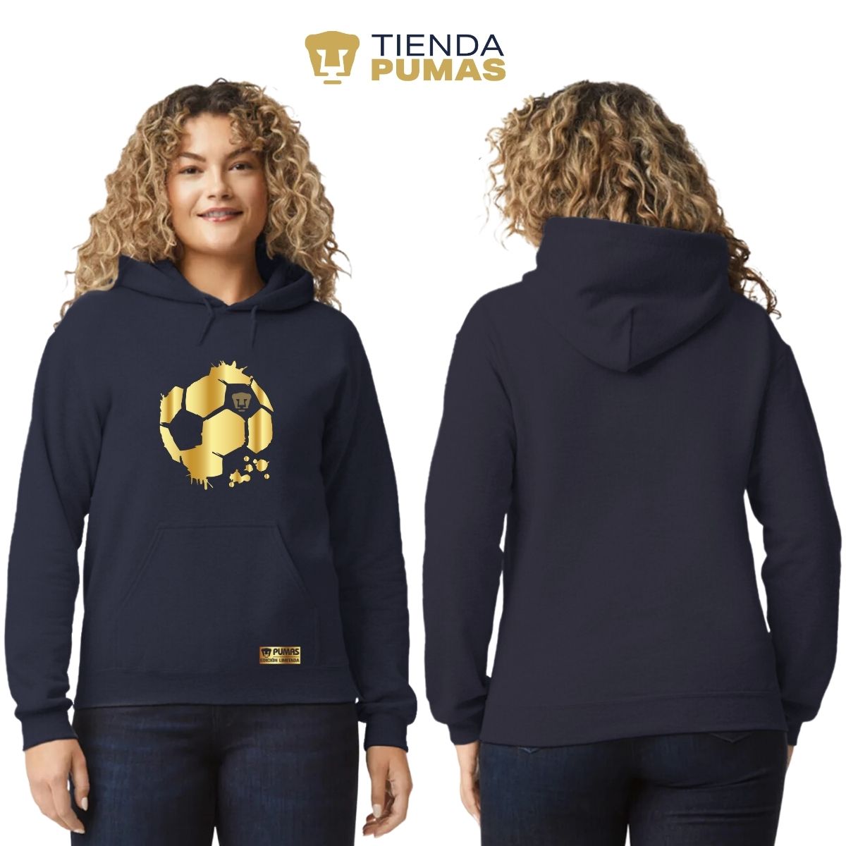 Sudadera Pumas UNAM Deportiva Mujer Hoodie Edición Limitada 2