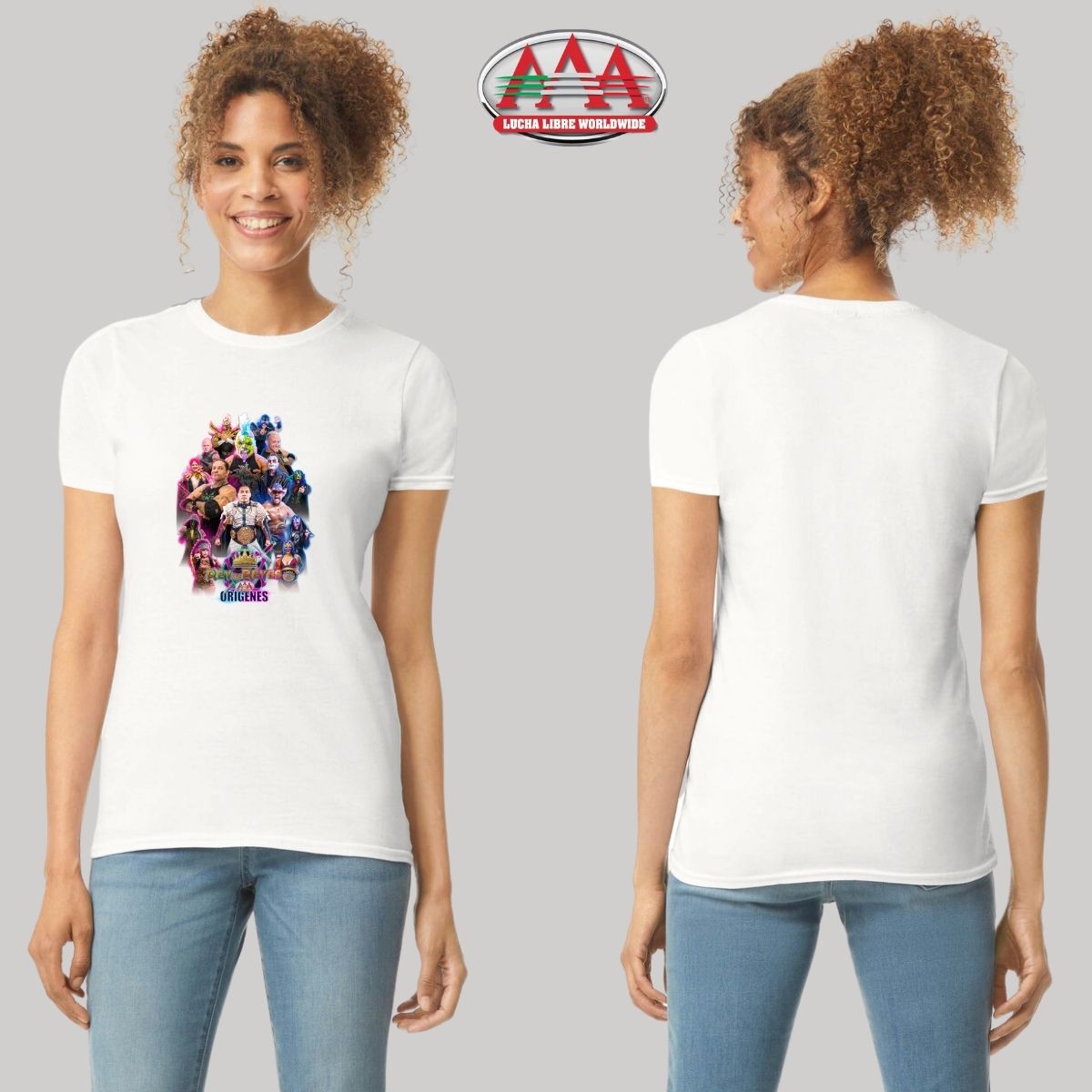 Playera Mujer Lucha Libre AAA Reyes 24