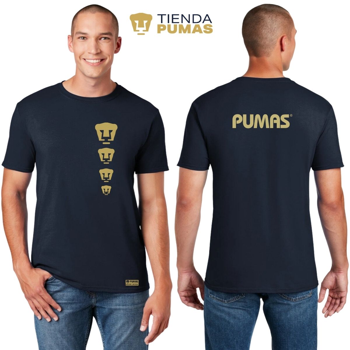 Playera Hombre Pumas UNAM Edición Limitada 3 Vinil