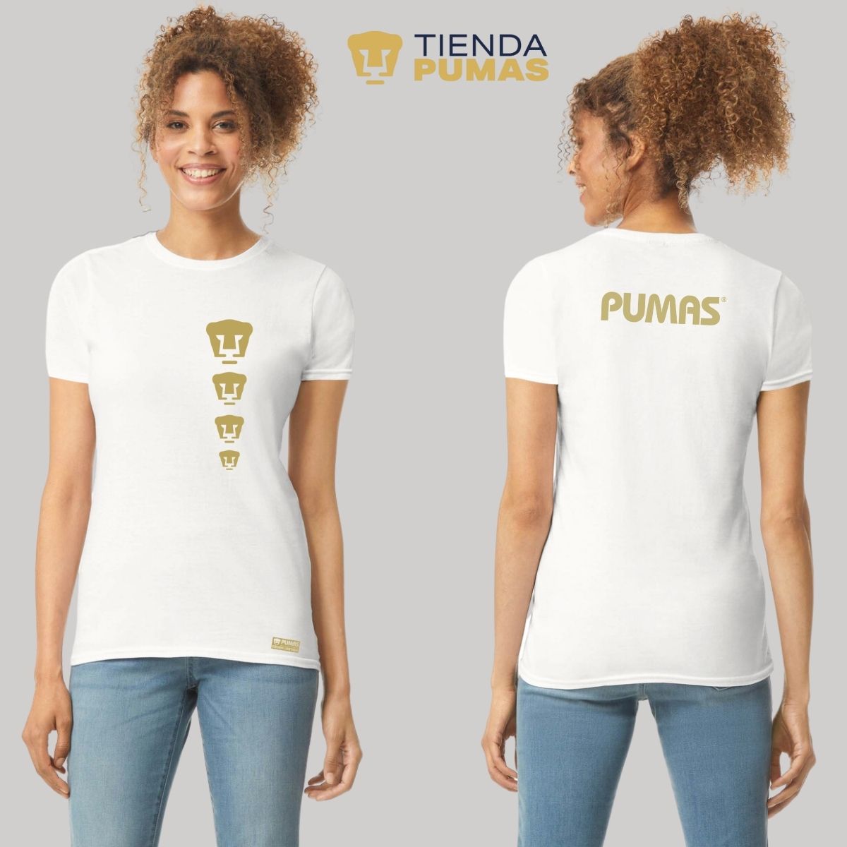 Playera Mujer Pumas UNAM Edición Limitada 3 Vinil