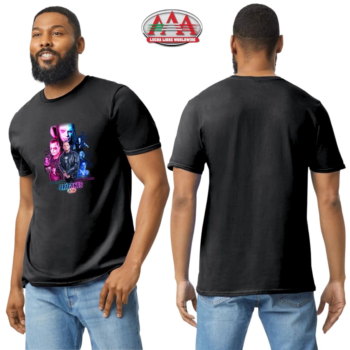 Playera Deportiva Hombre Lucha Libre AAA Vampiro canadiense