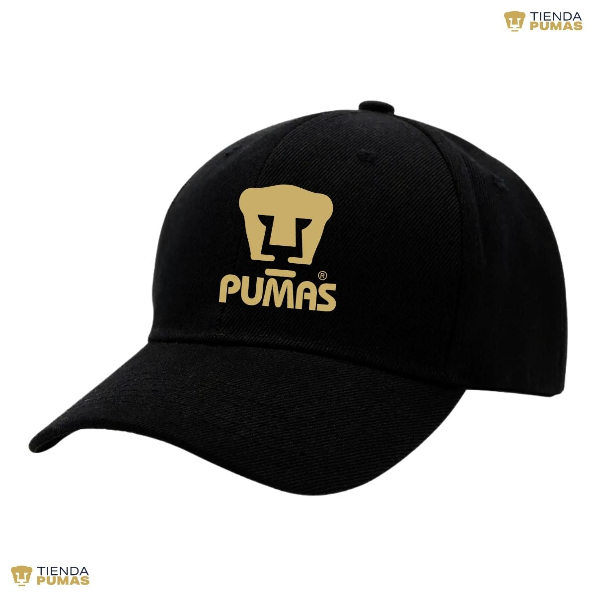 Gorra Pumas UNAM Hombre Mujer Ajustable Logo Dorado 3 Vinil