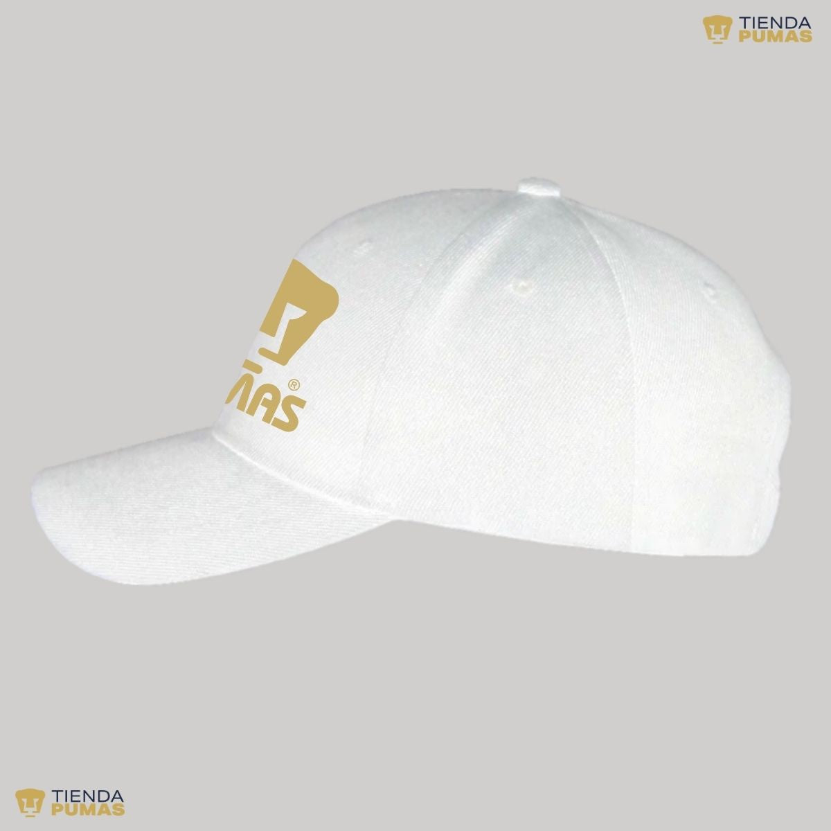 Gorra Pumas UNAM Hombre Mujer Ajustable Logo Dorado 3 Vinil