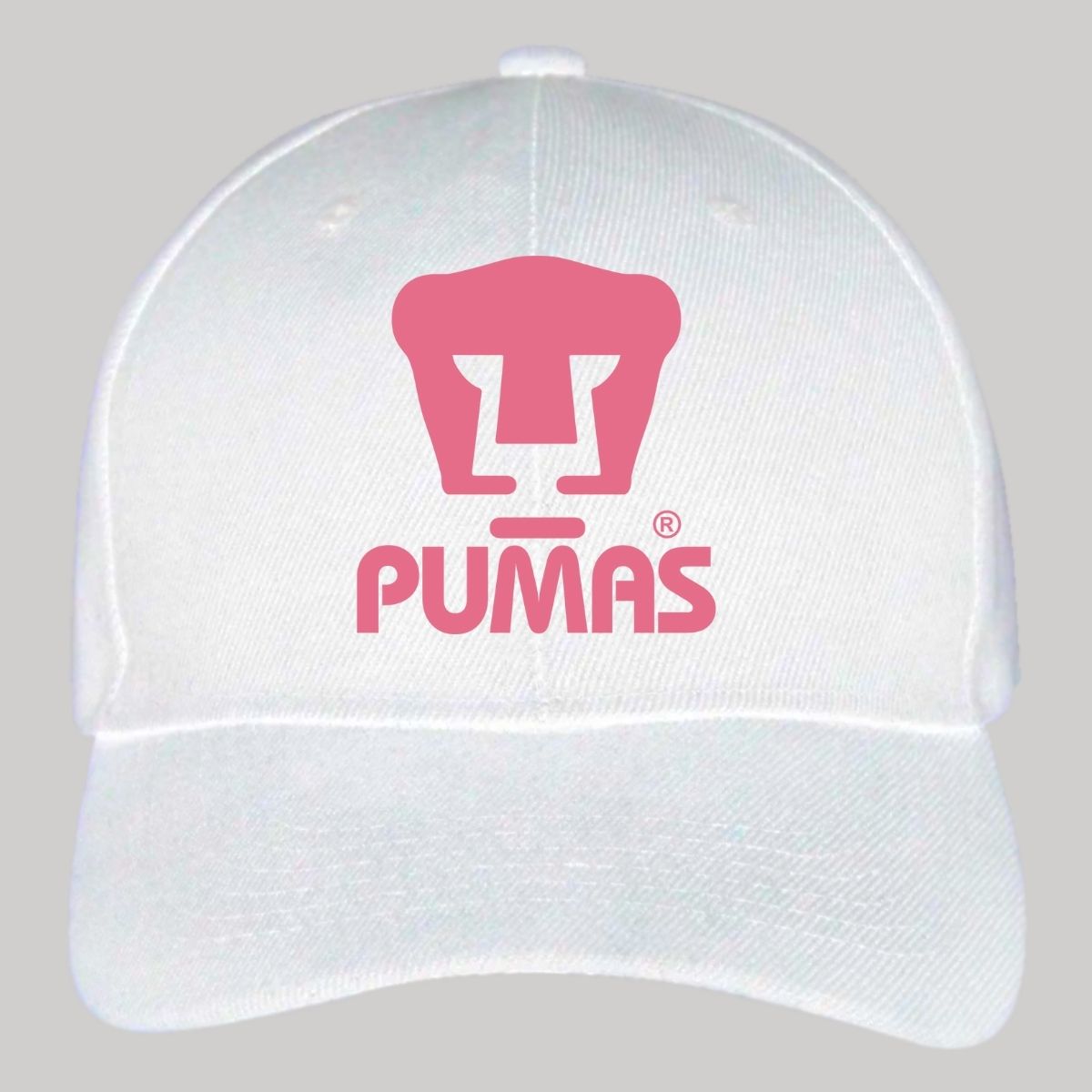 Gorra Pumas UNAM Hombre Mujer Ajustable Logo Rosa 3 Vinil