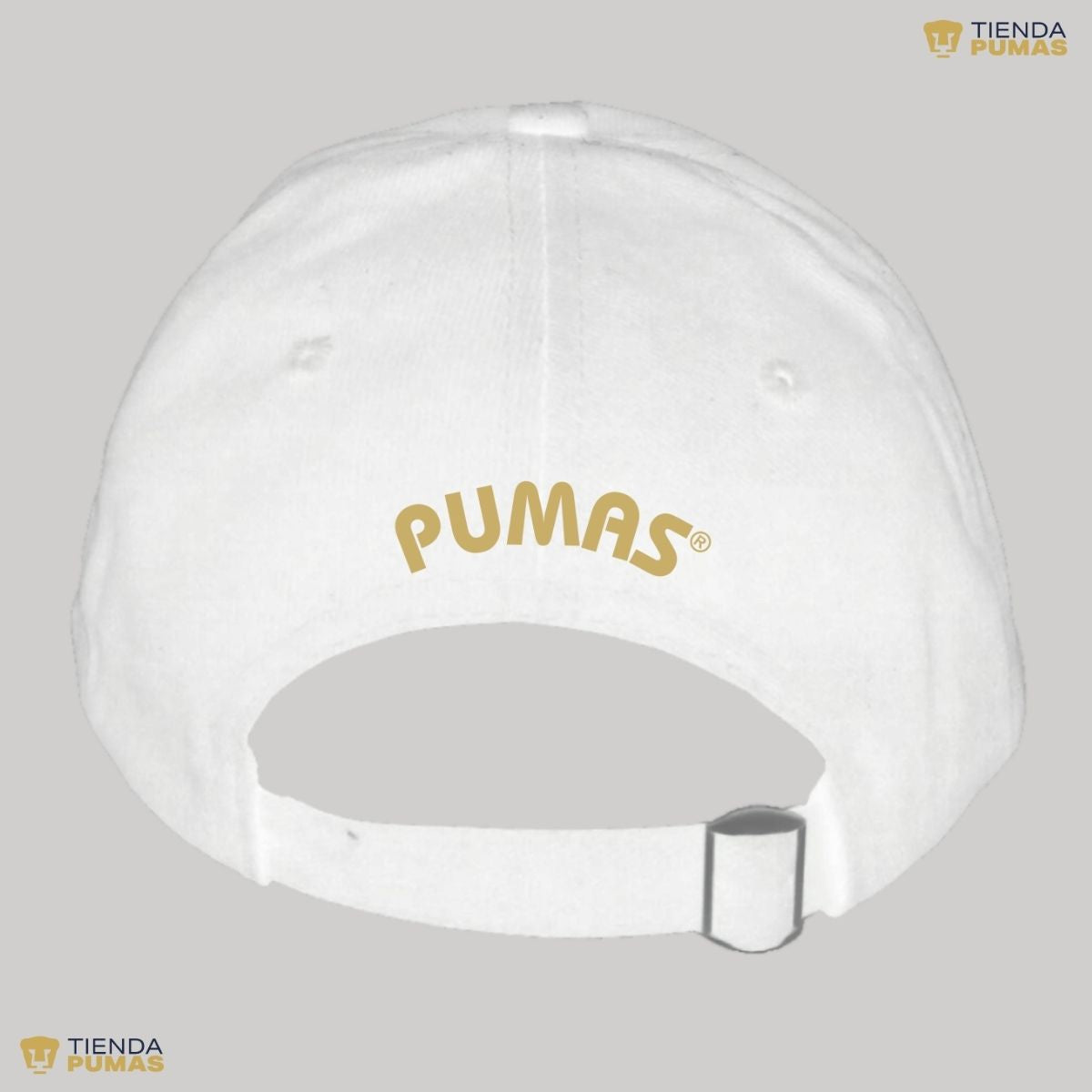 Gorra Pumas UNAM Hombre Mujer Ajustable Emblema Dorado 7 Vinil