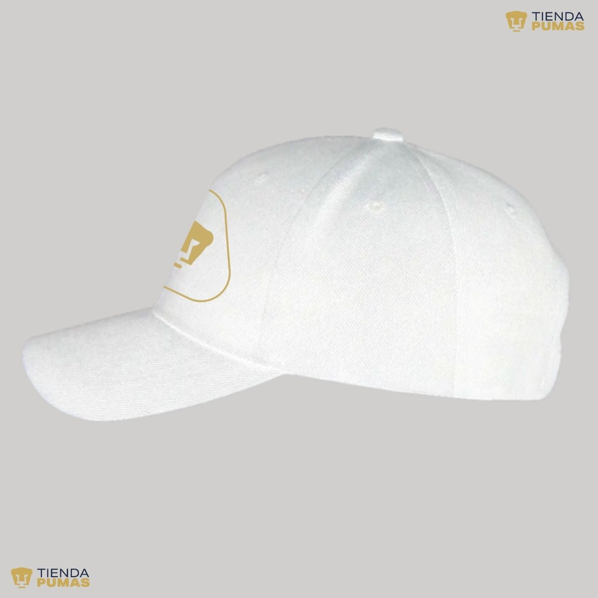 Gorra Pumas UNAM Hombre Mujer Ajustable Emblema Dorado 7 Vinil