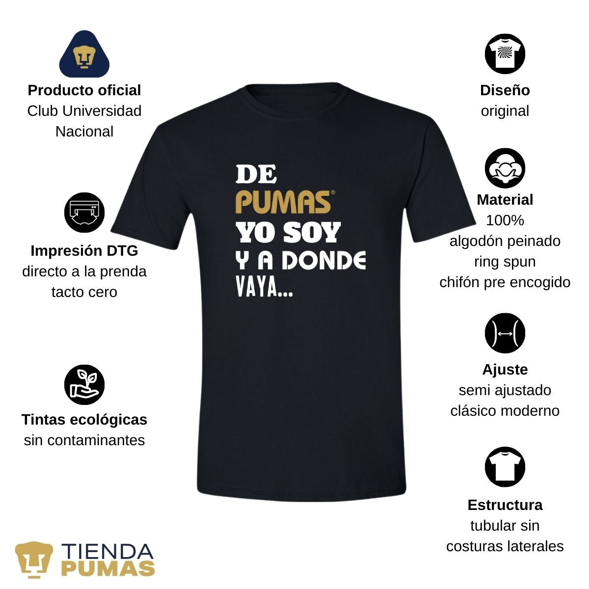 Jersey Playera Fútbol Pumas UNAM Hombre voy