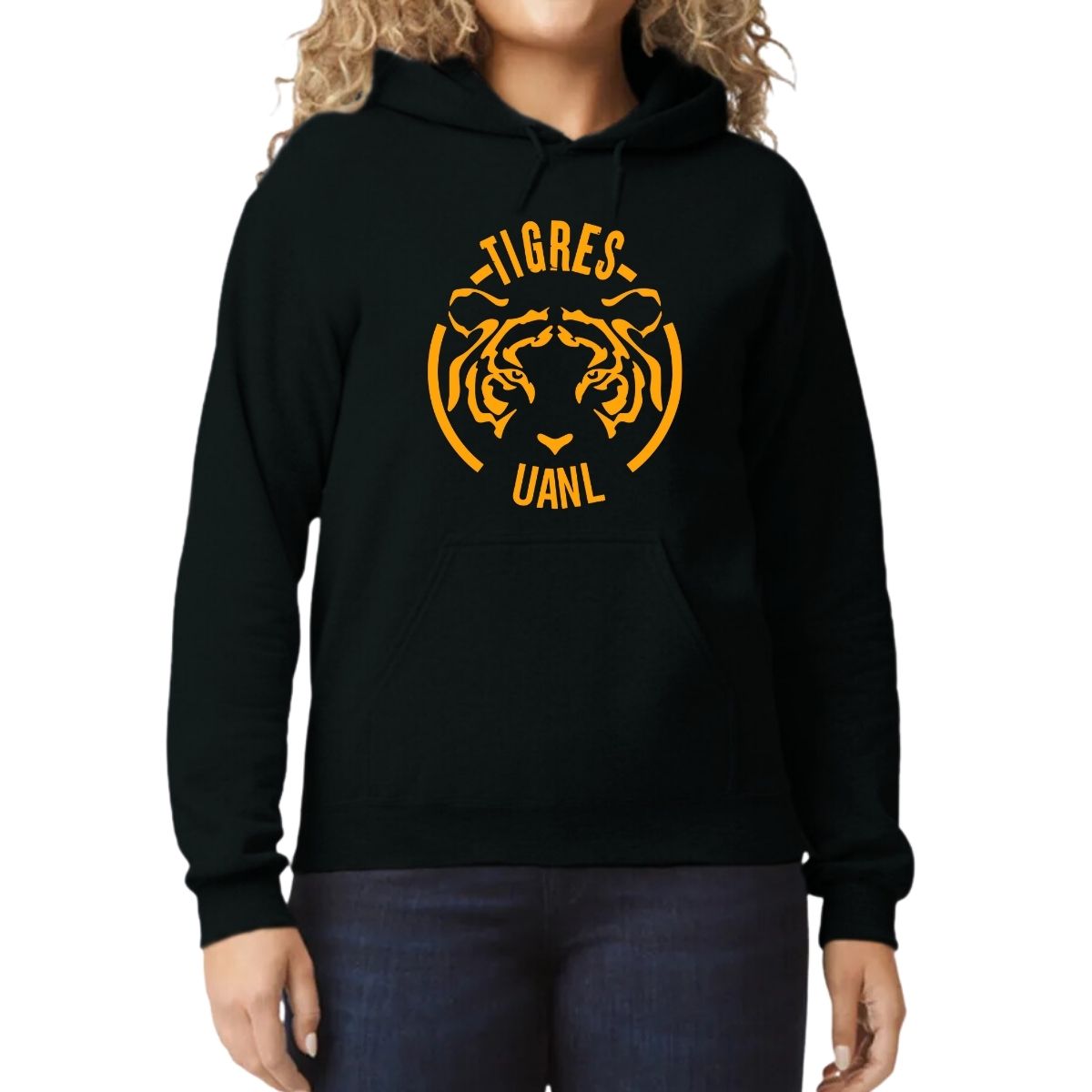 Sudadera Mujer Hoodie Tigres UANL Rostro Tigre