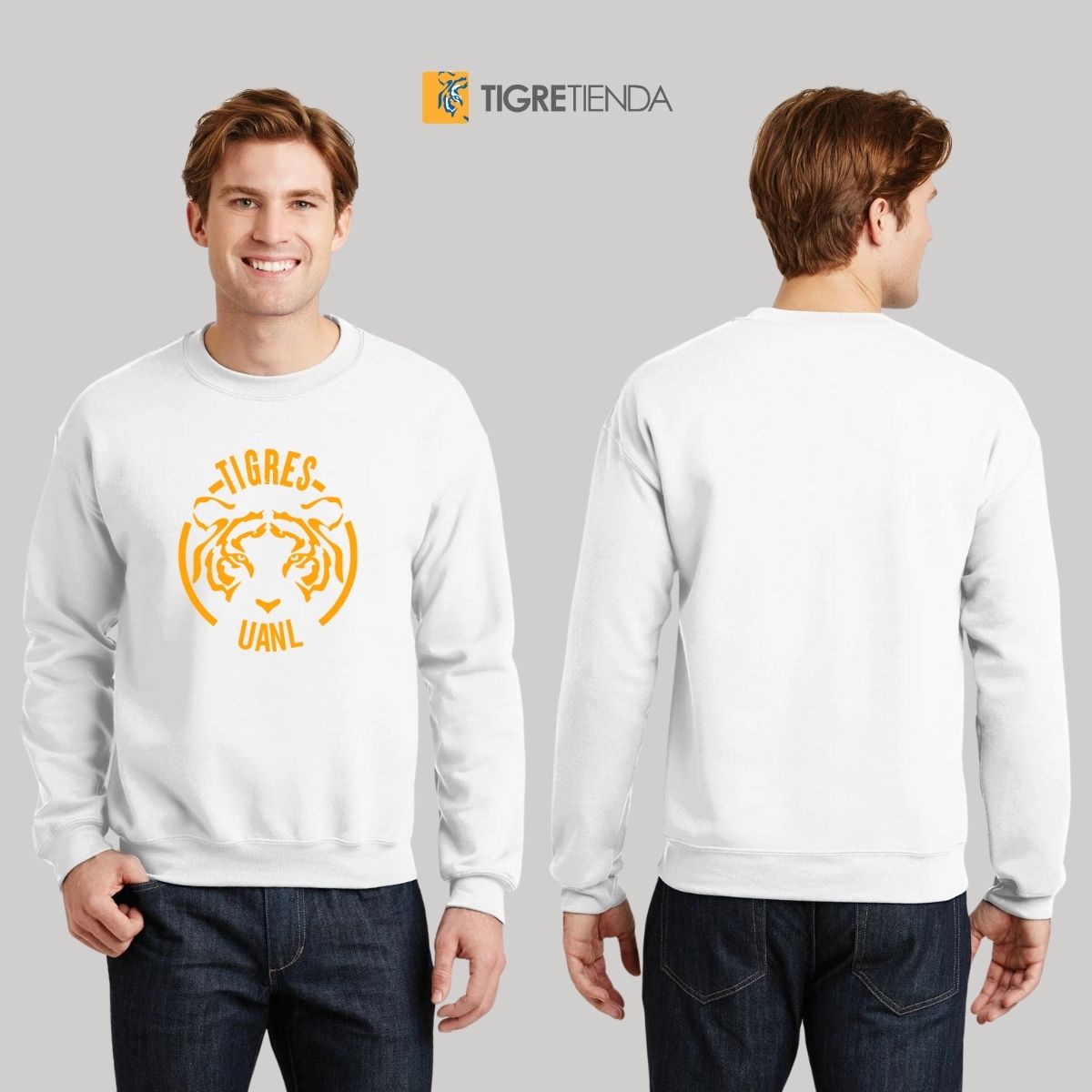 Sudadera Hombre Tigres UANL Rostro Tigre