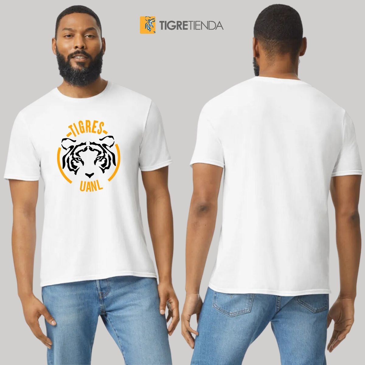 Playera Hombre Tigres UANL Tigre Rostro