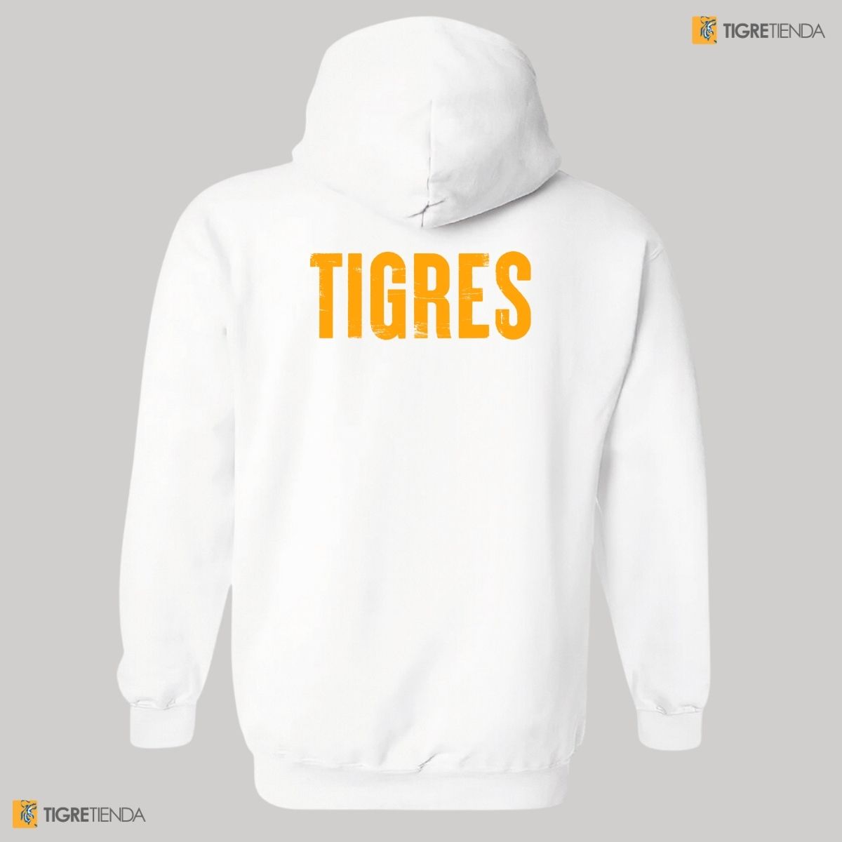 Sudadera Hombre Hoodie Tigres UANL Logo U Amarillo