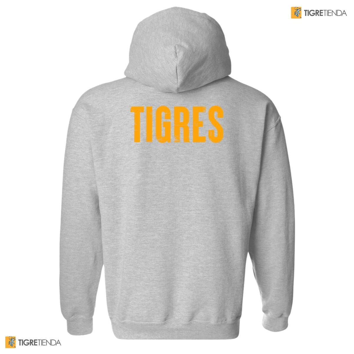 Sudadera Hombre Hoodie Tigres UANL Logo U Amarillo