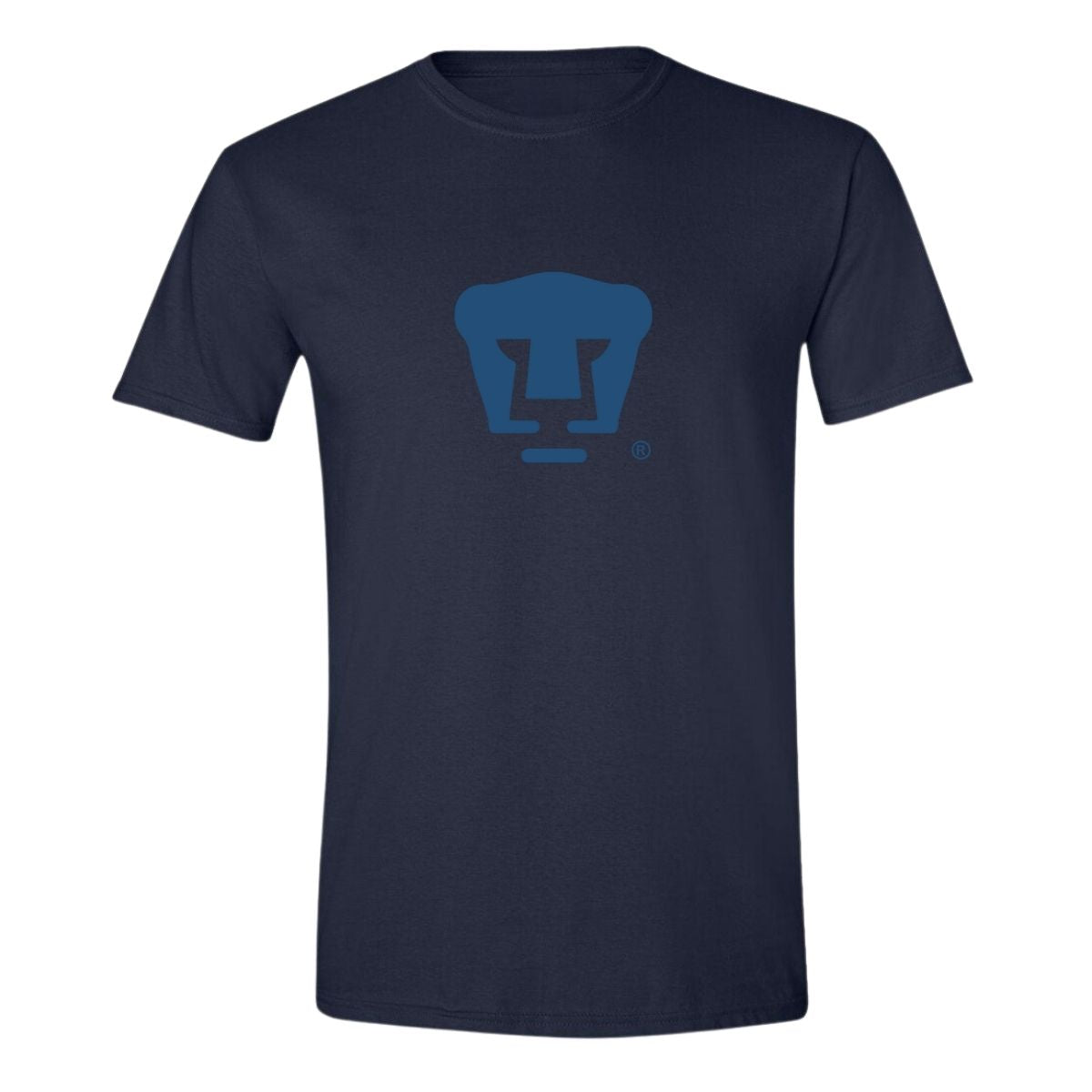 Playera Deportiva Hombre Pumas UNAM Azul Logo Vinil