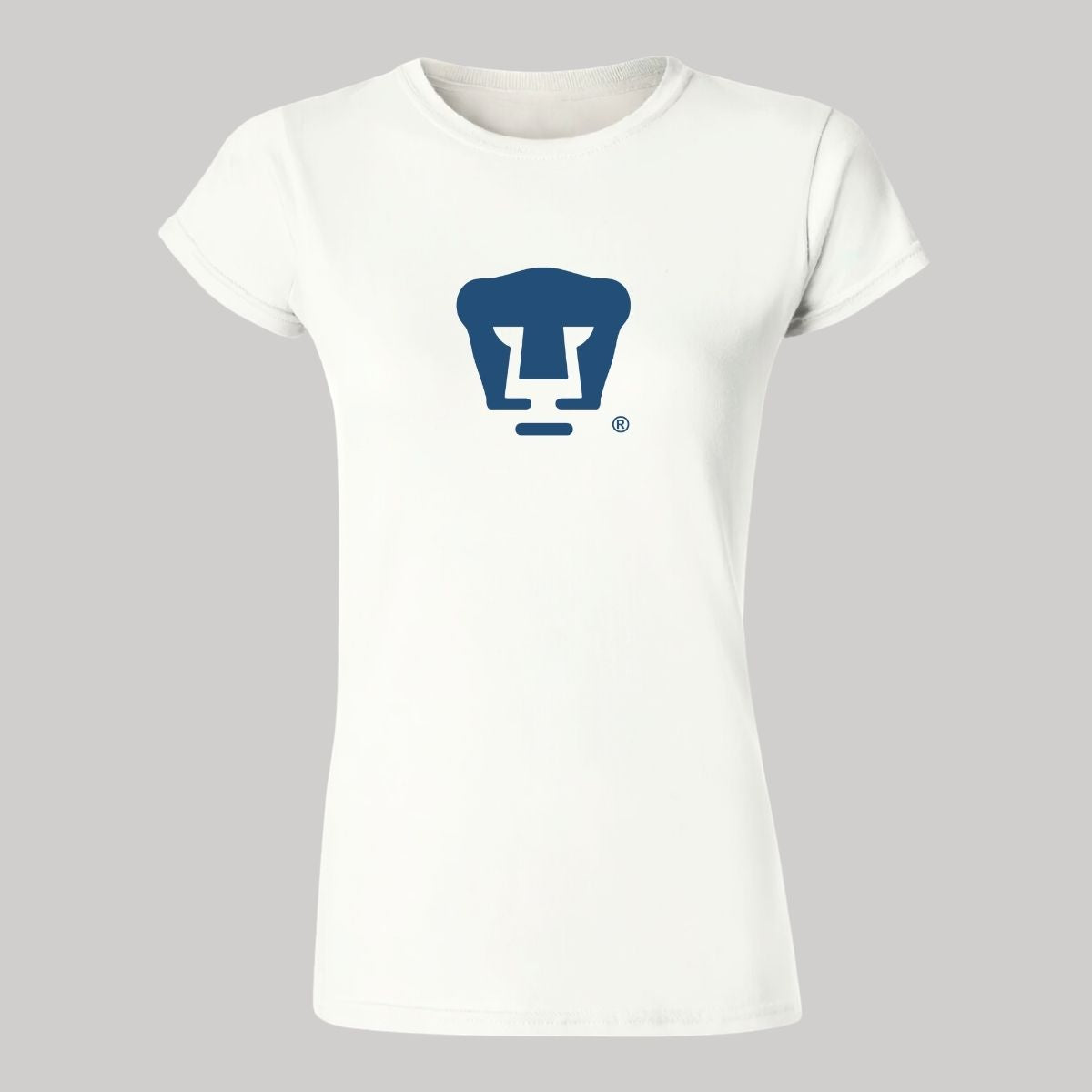 Playera Deportiva Mujer Pumas UNAM Azul Logo Vinil