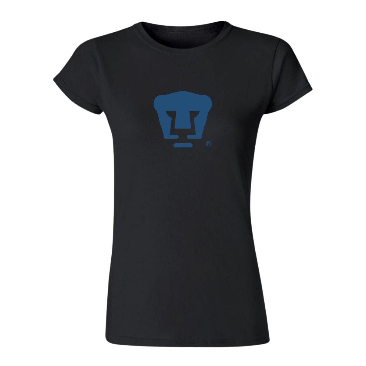 Playera Deportiva Mujer Pumas UNAM Azul Logo Vinil