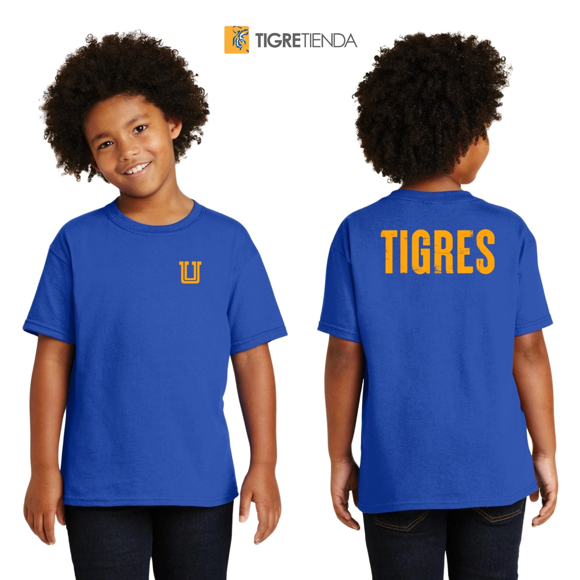 Playera Niño Niña Tigres UANL U Amarillo