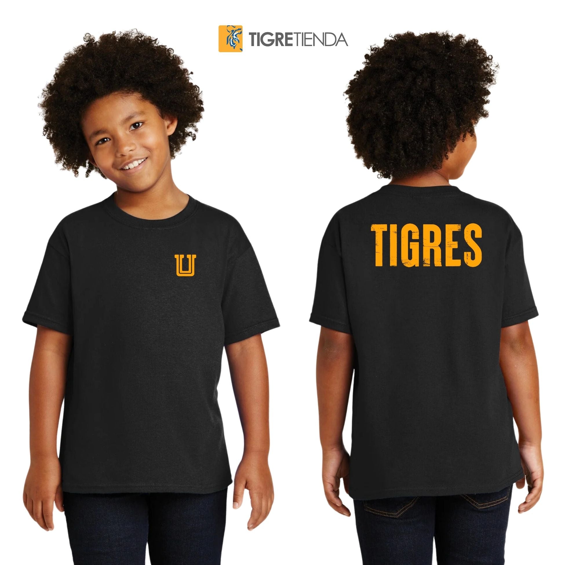 Playera Niño Niña Tigres UANL U Amarillo