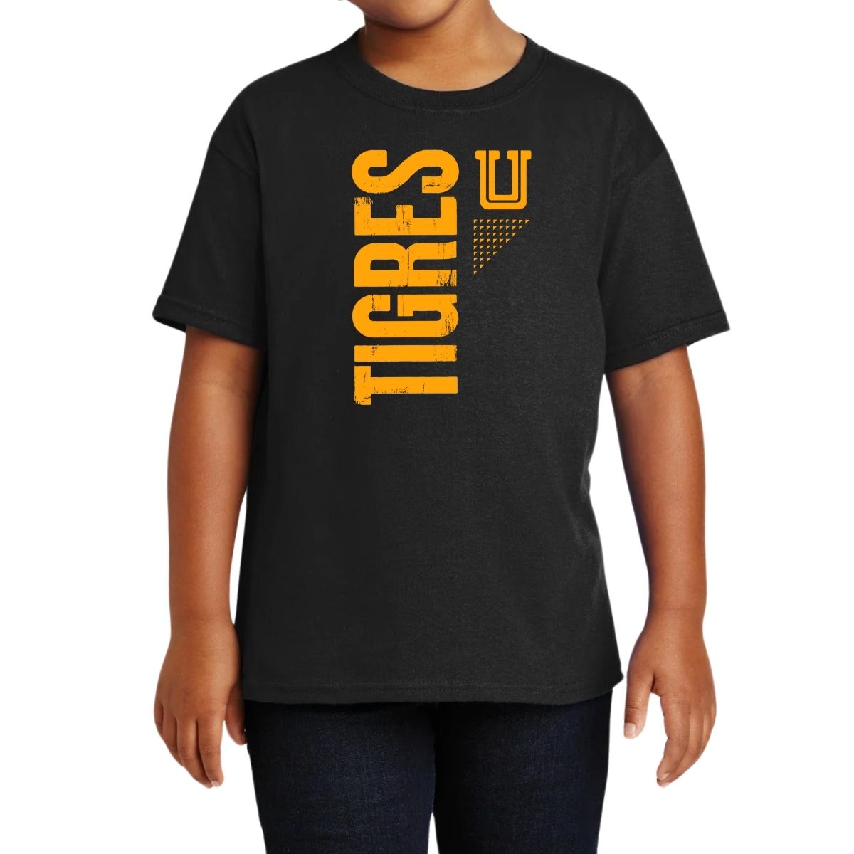 Playera Niño Niña Tigres UANL U Amarillo Fte