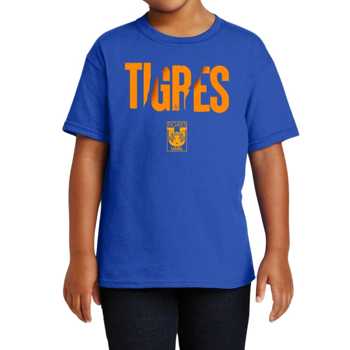 Playera Niño Niña Tigres UANL Zarpazo Amarillo