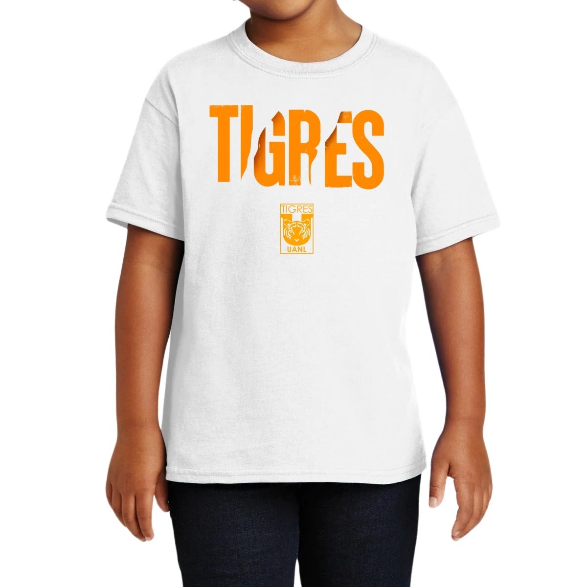 Playera Niño Niña Tigres UANL Zarpazo Amarillo