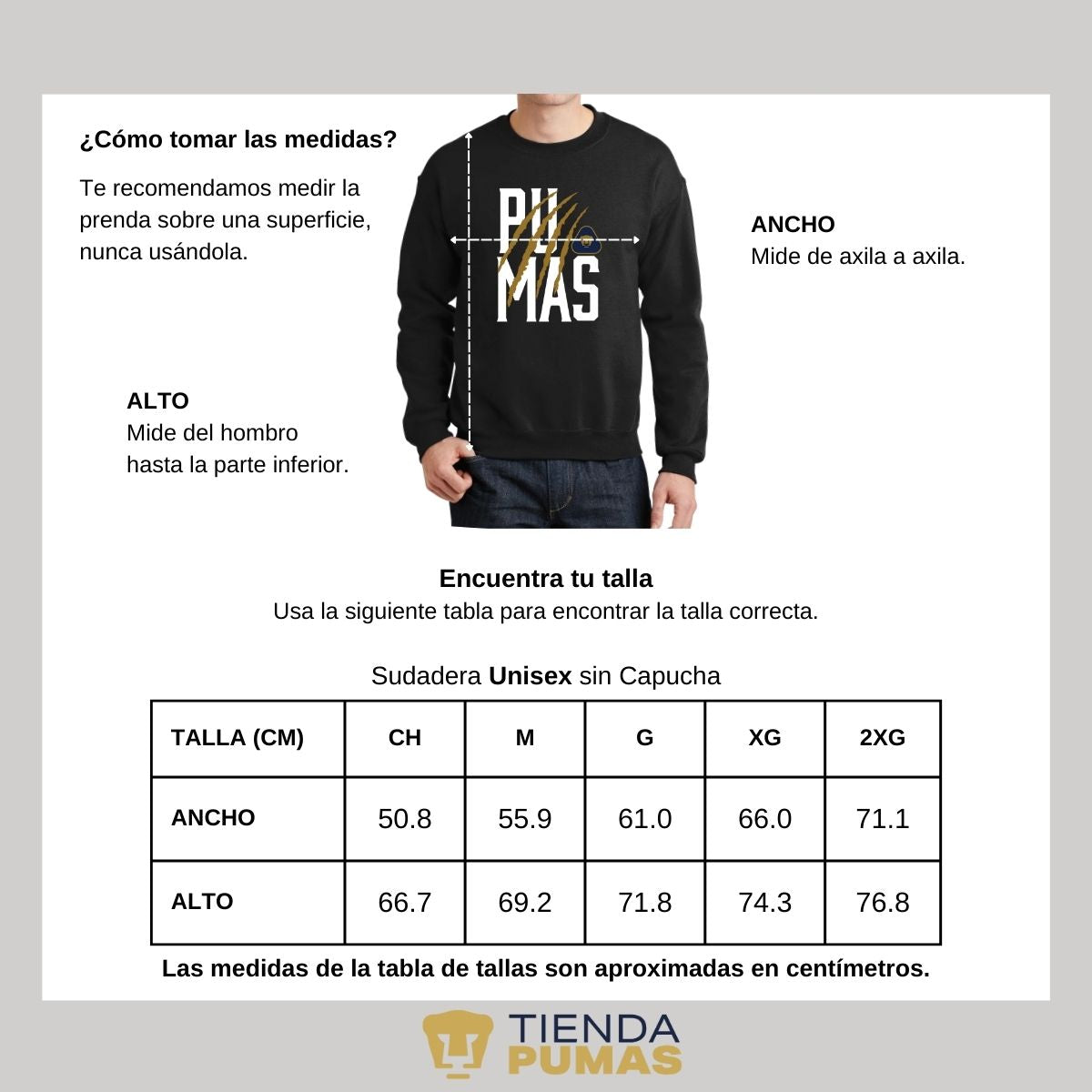 Sudadera Hombre Pumas UNAM Zarpazo