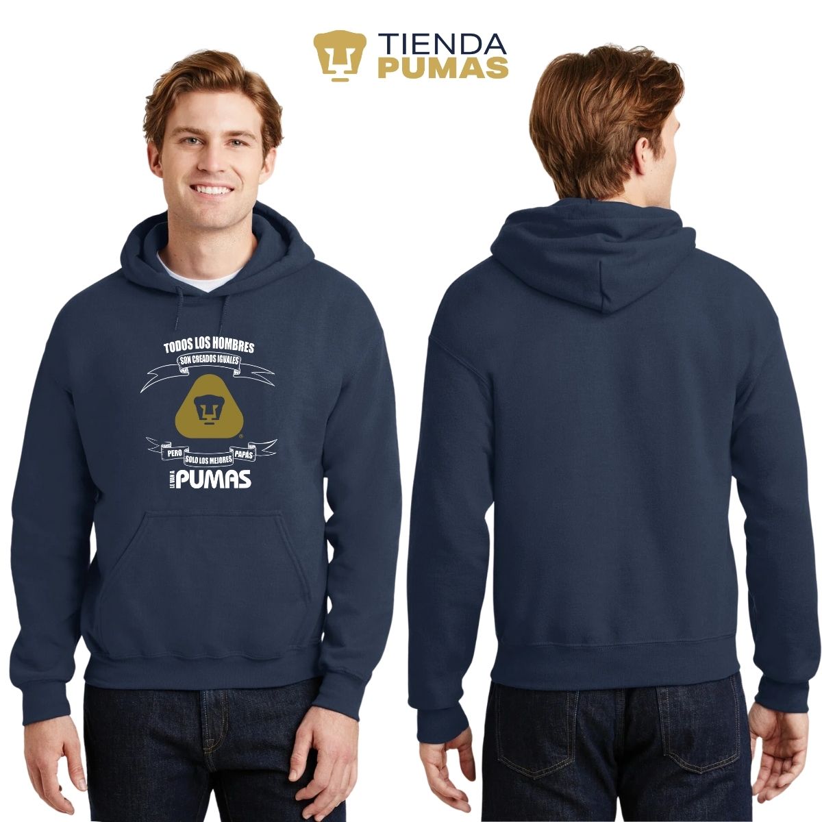 Sudadera Hombre Hoodie Pumas UNAM El mejor Papá