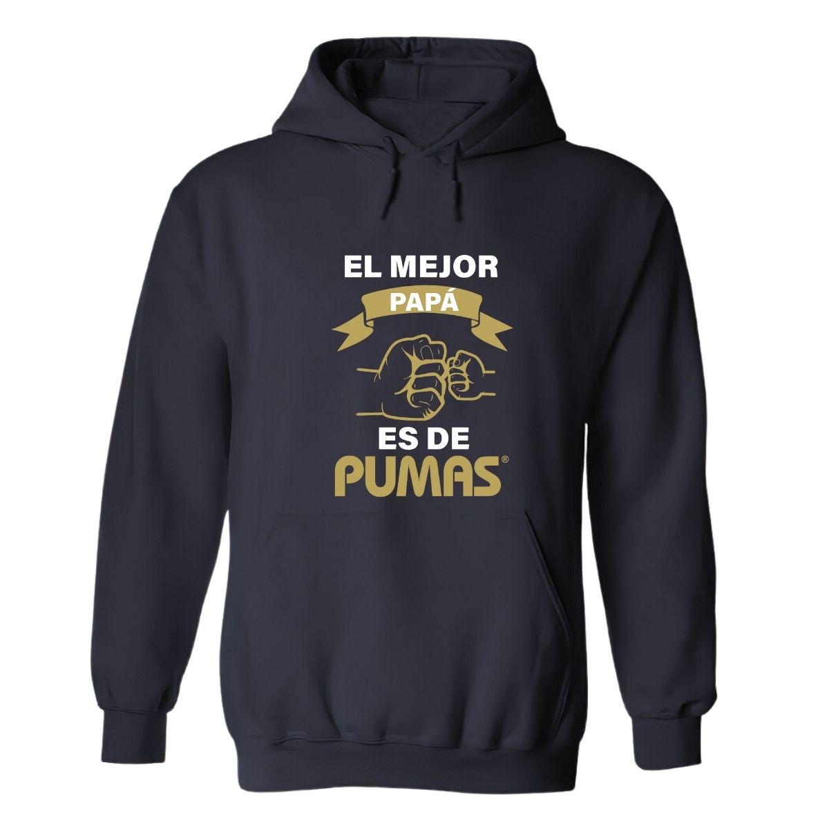 Sudadera Hombre Hoodie Pumas UNAM Mejor Papá Es de Pumas