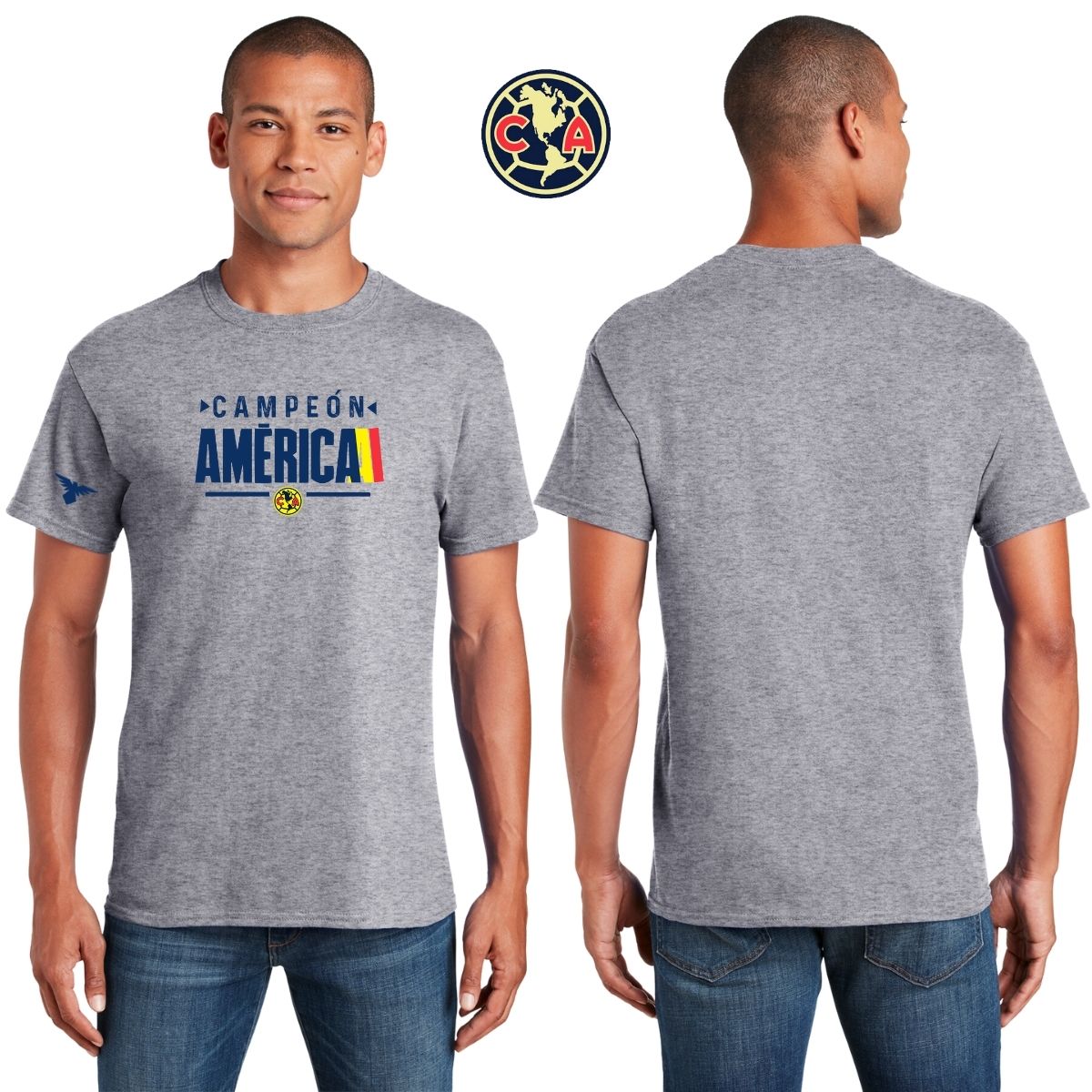 Playera Deportiva Hombre América Campeón Nueva Gs