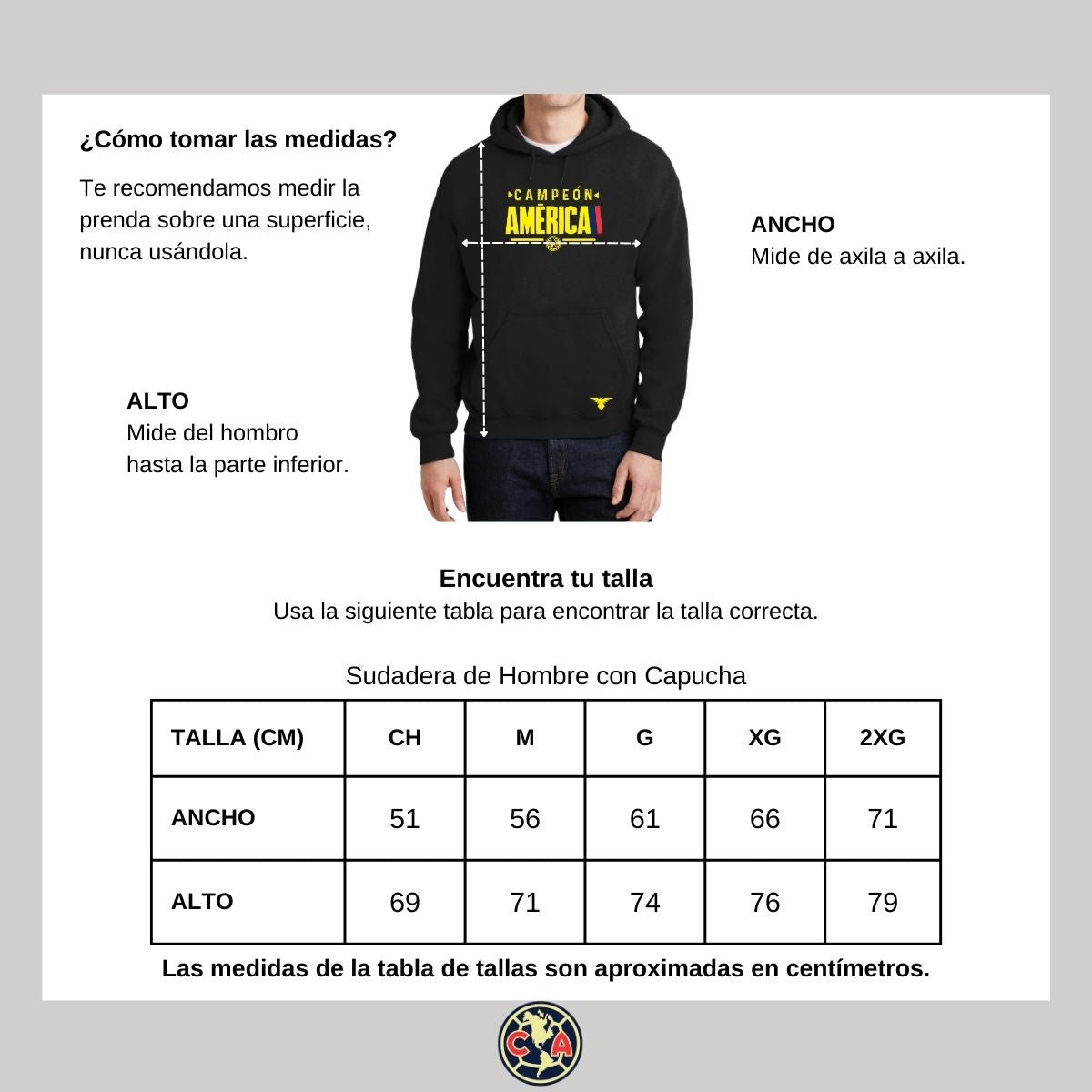 Sudadera Hombre Hoodie América Campeón Nueva NG