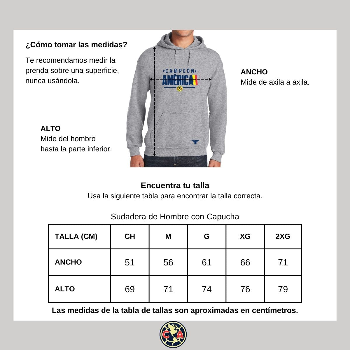 Sudadera Hombre Hoodie América Campeón Nueva GS